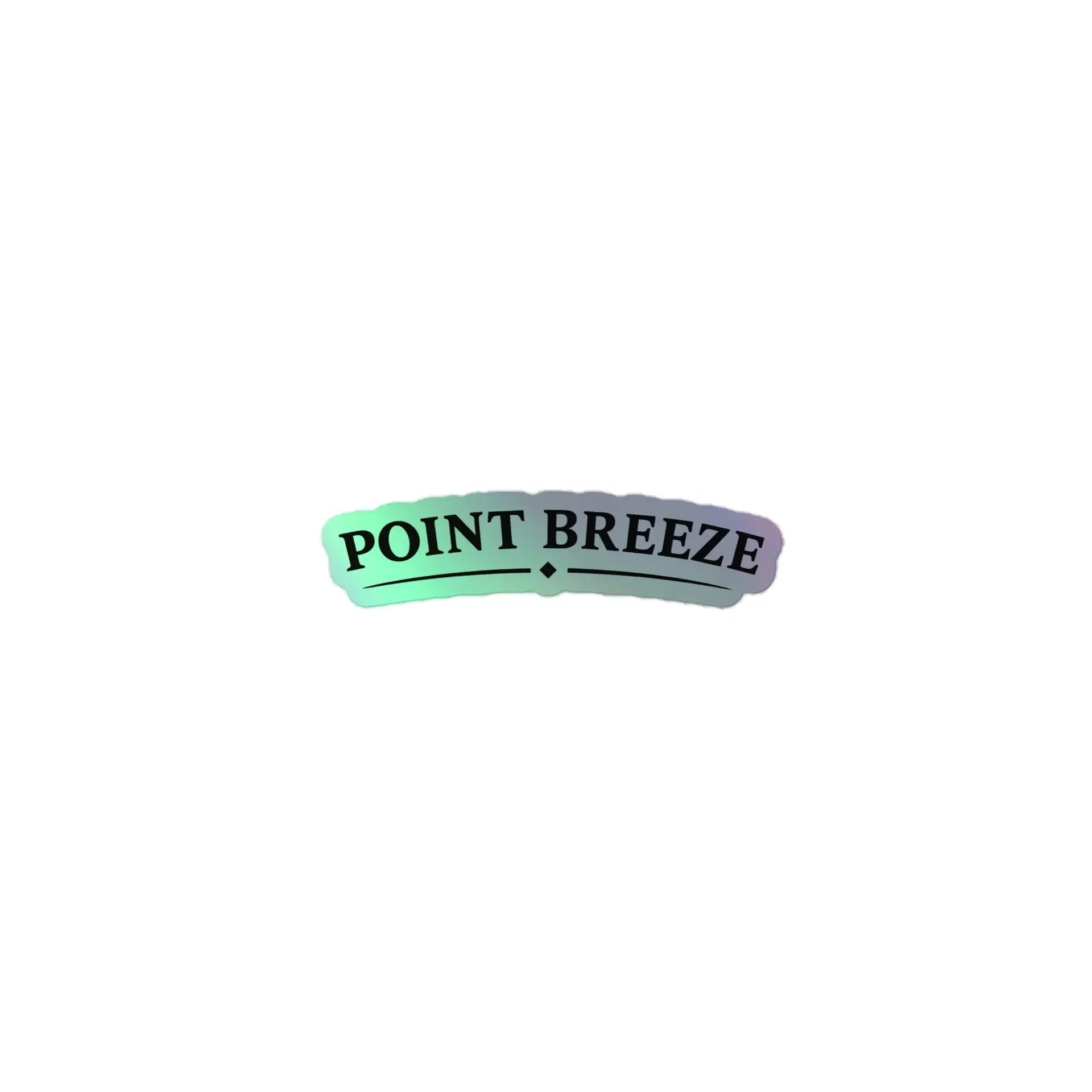 Point Breeze Holographic stickers